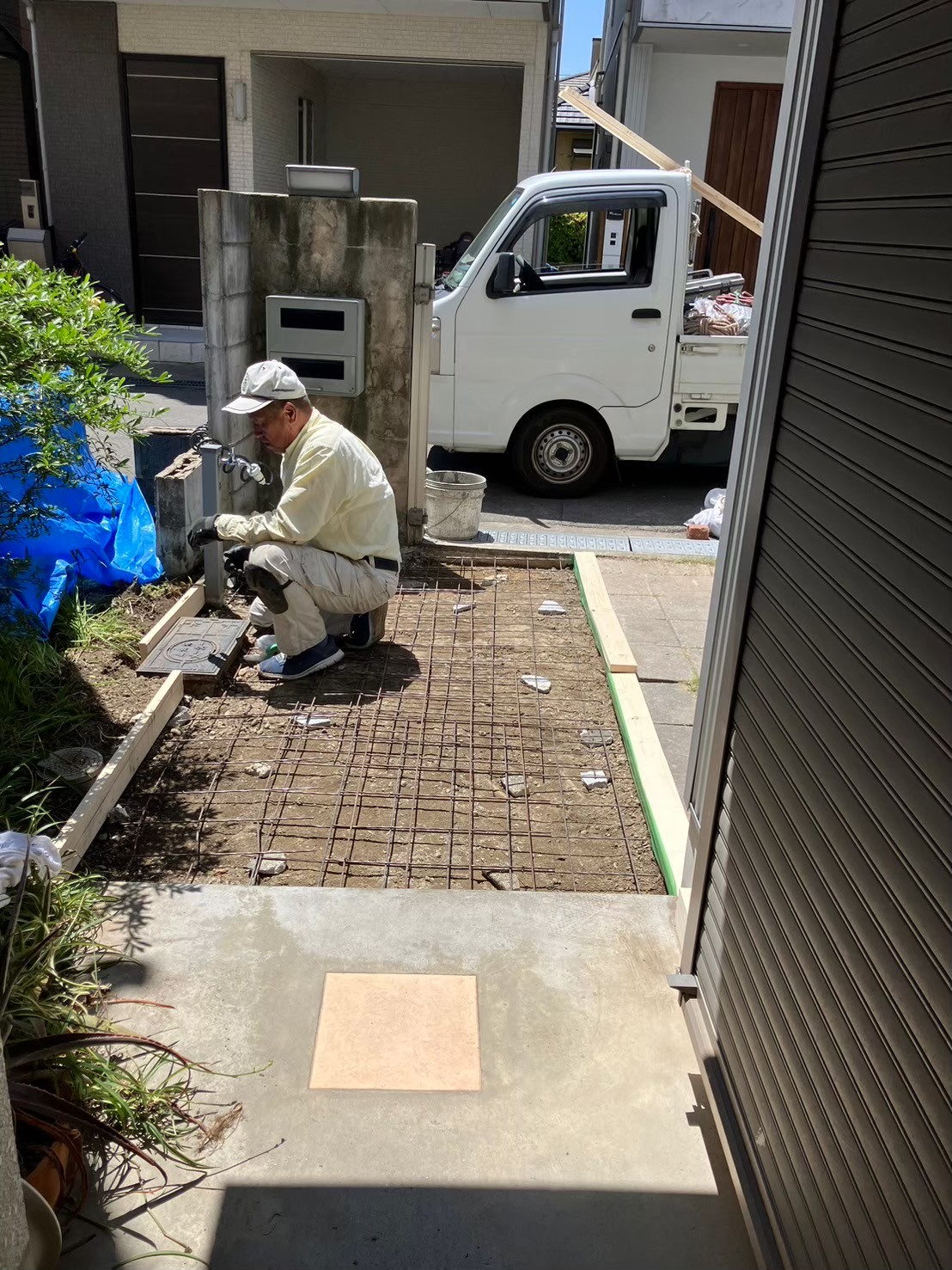 玄関アプローチ工事