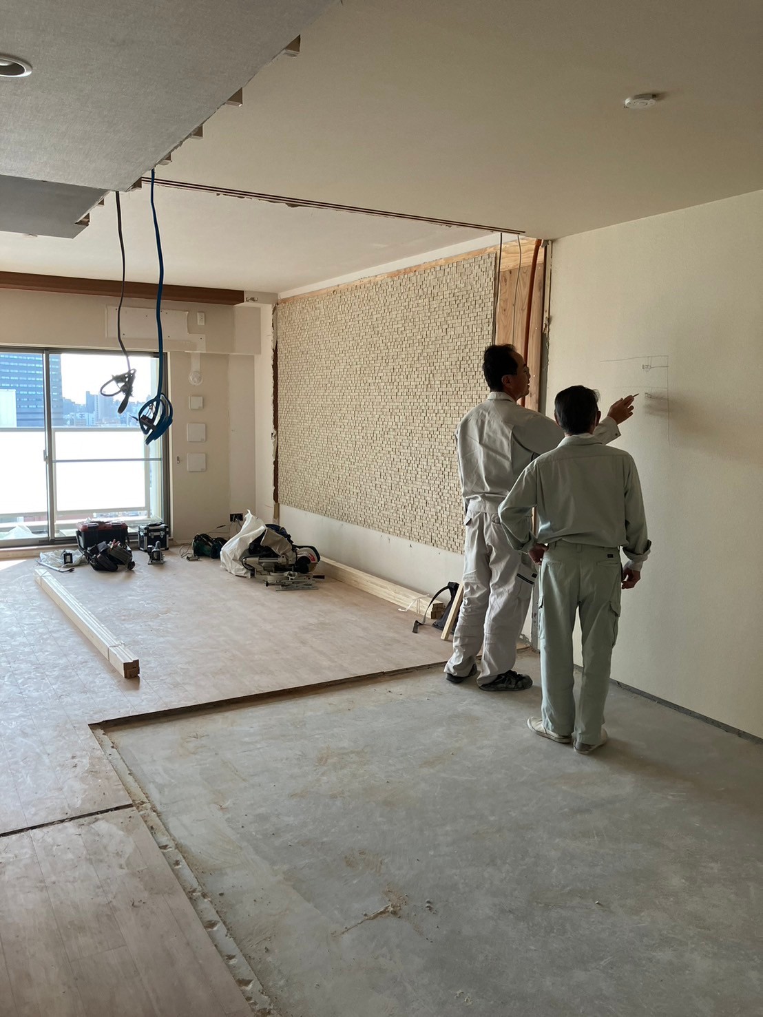 現場打合せ風景